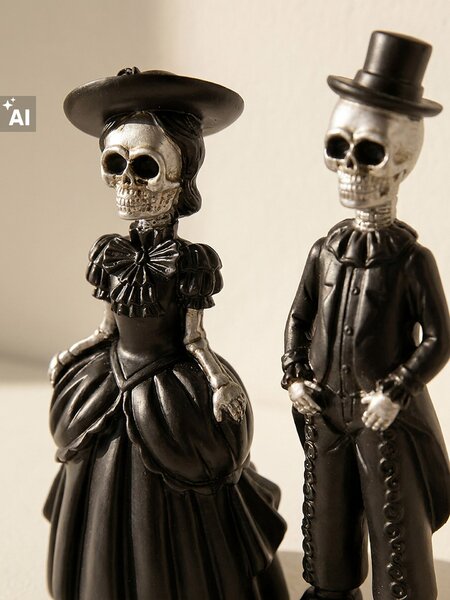 Sinsay - Halloweenské dekorace 2 pack - černá