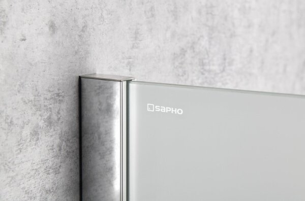 Sapho - Dělící stěna pro pisoáry 40x100 cm mléčné sklo