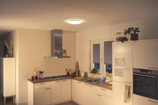 Philips WiZ Tunable white 8719514338036 SuperSlim stropní svítidlo LED 16W/1600lm 2700-6500K černá stmívatelné