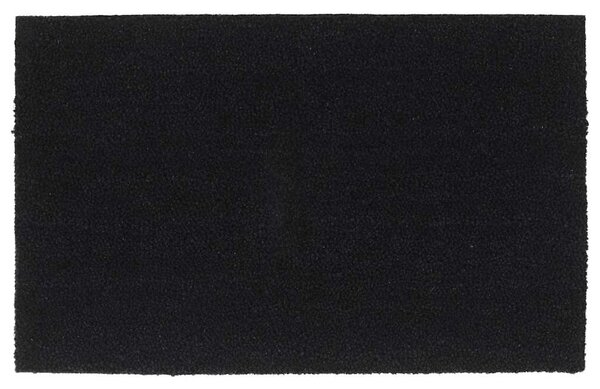 Rohožka před dveře černá 50 x 80 cm kokosové vlákno 155574