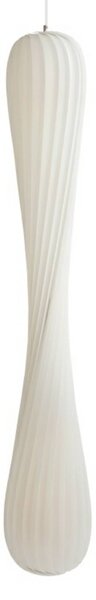 Tom Rossau Závěsné světlo TR7, plast (PP), výška 112 cm, E27, stmívatelný, Bílá / opál, Obývací pokoj / jídelna, Plast, Skandinávský