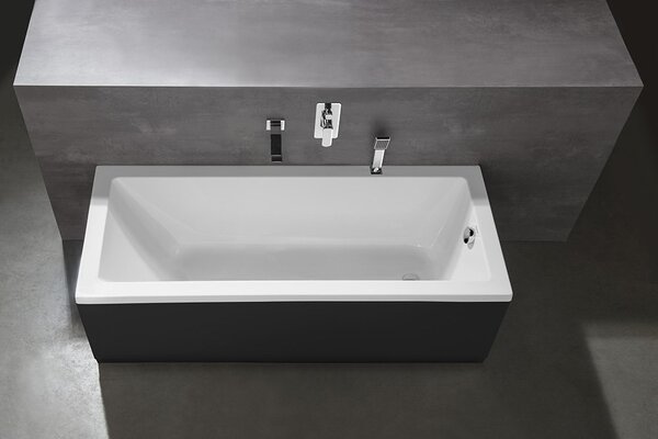 Aqualine Aqualine, DOUBRAVA obdélníková vana 160x70x41cm, bílá, A1670