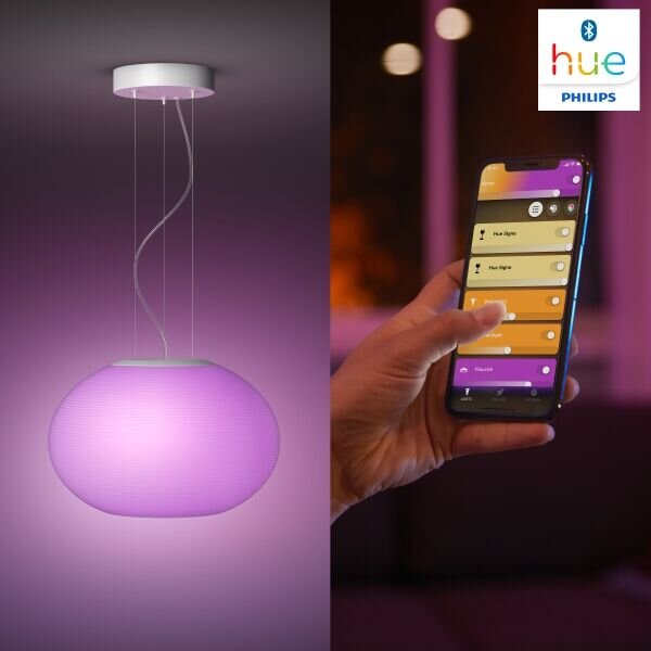 Philips Hue White and color ambiance 8719514343528 Flourish závěsné svítidlo LED D401mm 31W/3000lm 2000-6500K+RGB biela bluetooth