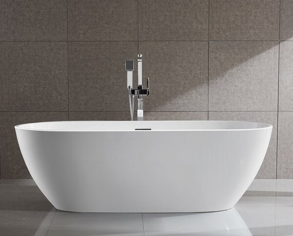 Aqualine Aqualine, DOURO volně stojící vana 180x80 cm, bílá, E1880