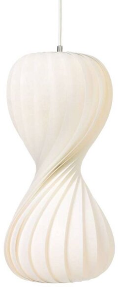 Tom Rossau Závěsné světlo TR7, plast (PC), výška 55 cm, E27, stmívatelný, Bílá / opál, Obývací pokoj / jídelna, Plast, Skandinávský