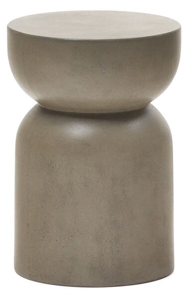 Betonový kulatý zahradní stolek ø 32 cm Garbet – Kave Home