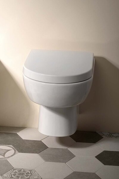 Aqualine Aqualine, MODIS závěsná WC mísa, 36x52 cm, bílá, MD001