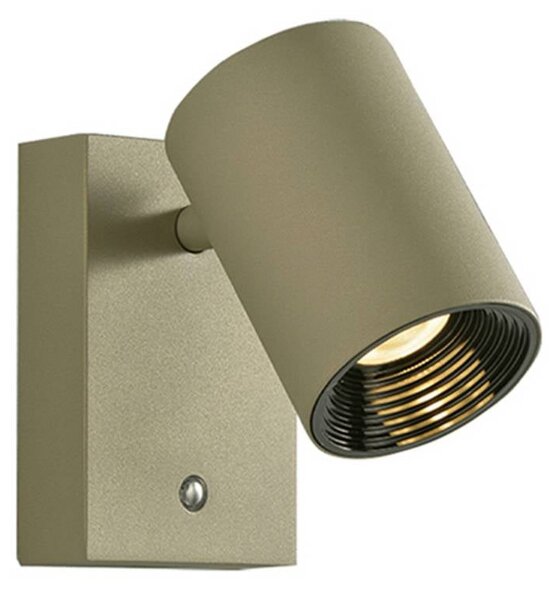 Viokef LED nástěnné světlo Melina, olivově zelená, výstupek 12 cm, kovová, stmívatelné, stmívatelný, Zelená, Obývací pokoj / jídelna, Hliník, Moderní