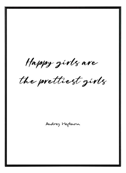 Happy girl - 50x70 cm Obraz