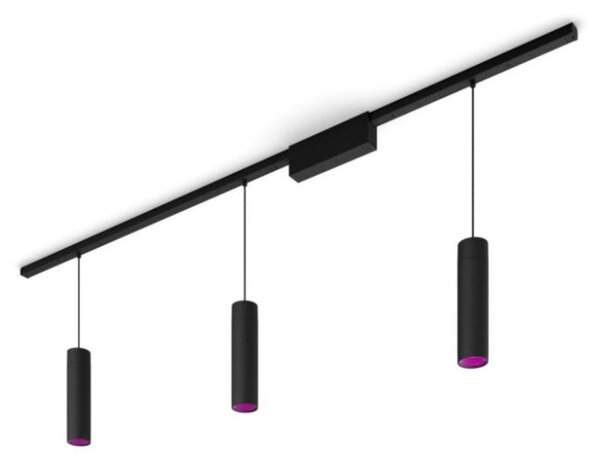 8719514407725 Philips Hue White and Color Ambiance Perifo závěsné svítidlo LED - souprava 15,6W/3x490lm 2000-6500K+RGB černé