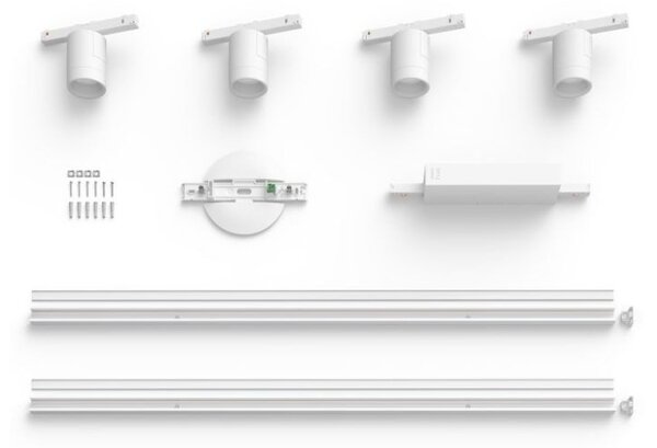 8719514407787 Philips Hue White and Color Ambiance Perifo stropní bodové svítidlo LED - souprava 20,8W/4x490lm 2000-6500K+RGB bílé