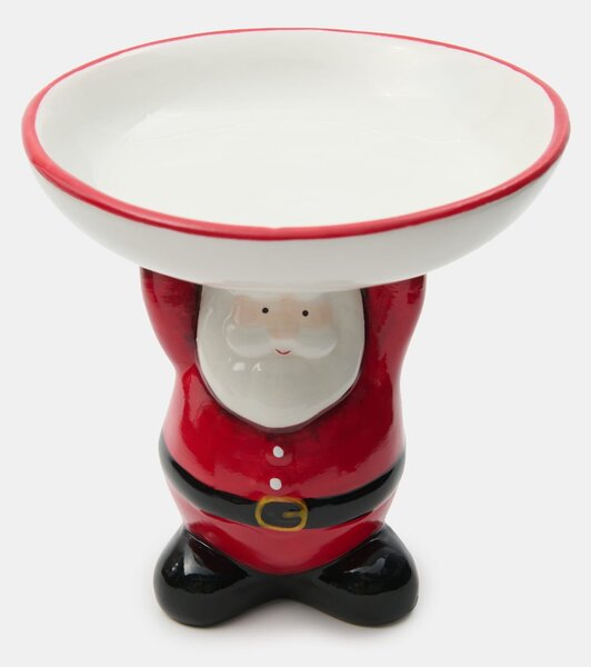 Sinsay - Keramický dekorativní tác ve tvaru Santa Clause - vícebarevná