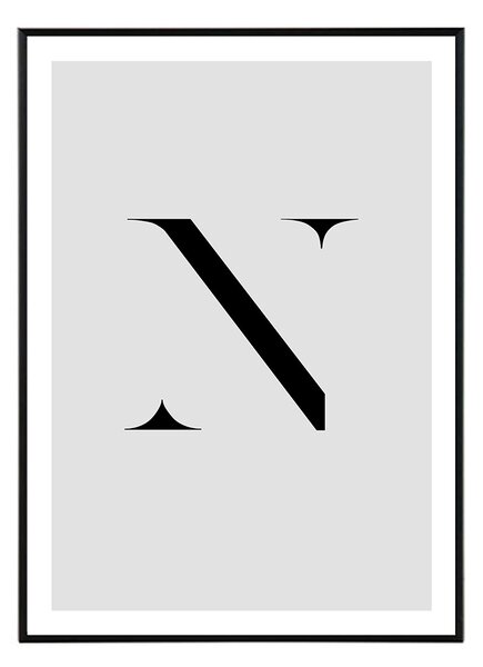 Letter N - 30x40 cm Obraz