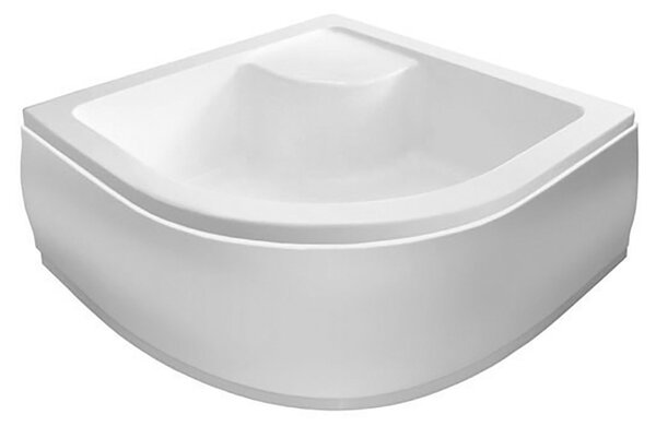 Aqualine Aqualine, Sprchová vanička akrylátová, čtvrtkruh 80x80x28cm včetně nožiček, R550, C83