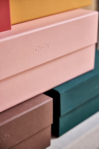 OYOY Papírový úložný box Hako Coral - A5 OY333