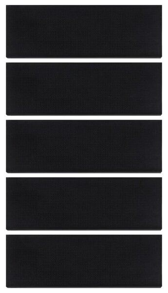 Nášlapy na schody 5 ks 25 x 75 cm guma 155640