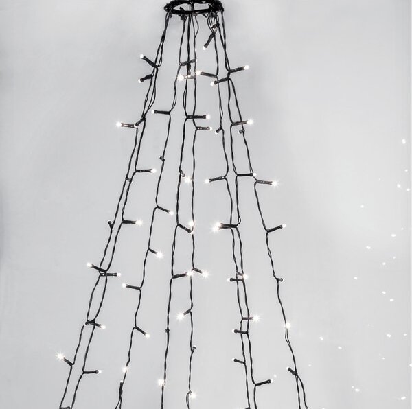 Venkovní světelný LED řetěz na strom 360x LED výška 2 m Star Trading Cripsy Ice - zelený