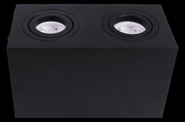 Maytoni Stropní svítidlo ATOM, 10W, d. 20 cm, 2xGU10 Barva: Černá