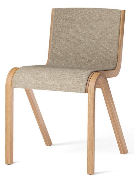 Audo Copenhagen Židle Ready polstrovaná, natural oak/Bouclé 02