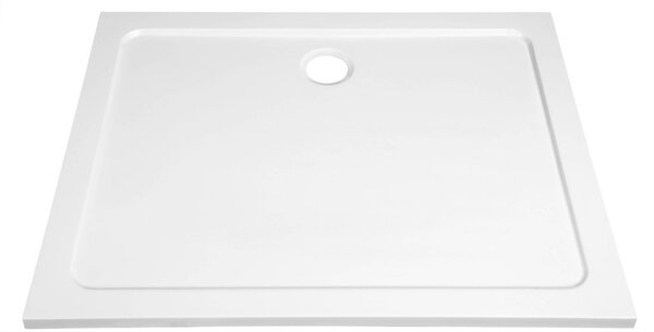 Aqualine Aqualine, TECMI sprchová vanička z litého mramoru, obdélník 80x70cm, bílá, PQ8070