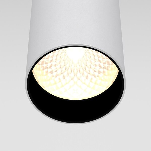 Maytoni Závěsné LED svítidlo FOCUS LED, 12W, Ø 5,2 cm, CRI90 Barva: Bílá