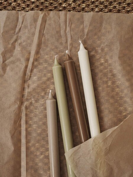 Ferm Living Svíčky Pure set 4ks, botanic blend