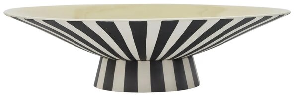 OYOY Kameninová mísa Toppu Low - Black OY335