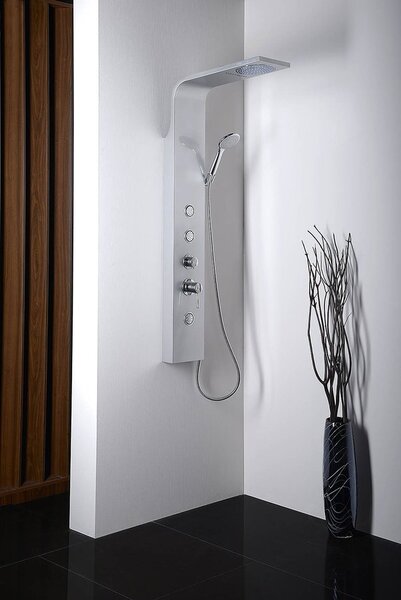 Aqualine Aqualine, TUSA sprchový panel s baterií, 1400 mm, hliník, SL680