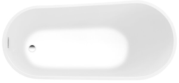 Aqualine Aqualine, TISA volně stojící vana 170x80 cm, bílá, E1780