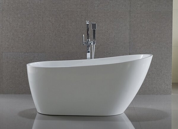 Aqualine Aqualine, TISA volně stojící vana 150x75 cm, bílá, E1575