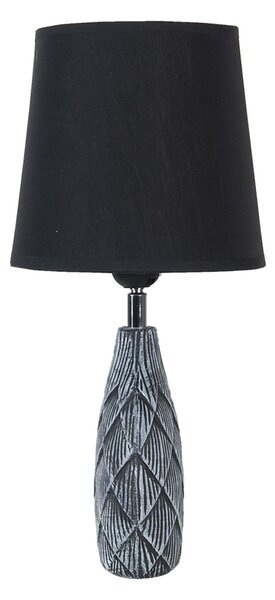 Šedivo černá stolní lampa Sofia - 26*19*38 / E27 - Clayre & Eef