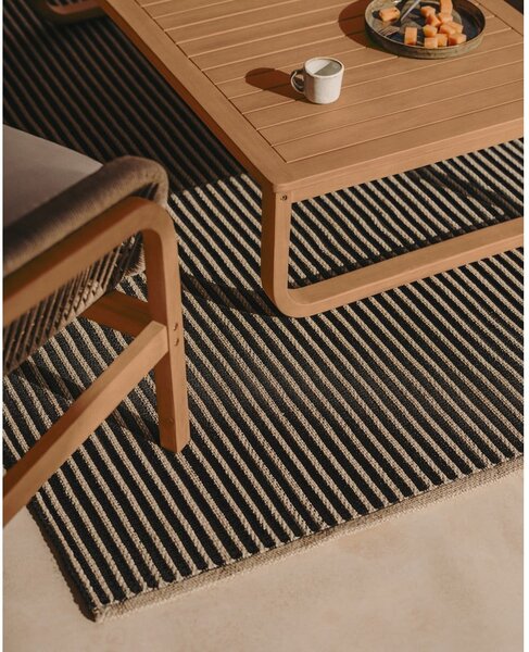 Černo-béžový venkovní koberec 160x230 cm Satanca – Kave Home