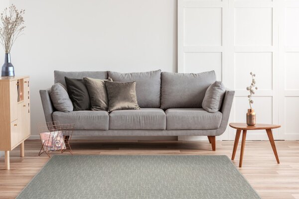 Metrážový koberec Linen 920 šedý
