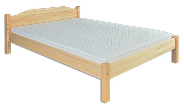 Borovicová postel LK106 180 x 200 cm - bezbarvý