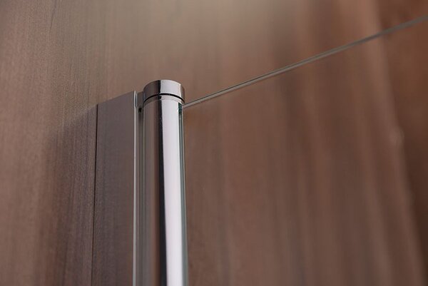 Aqualine Aqualine, VILMA vanová zástěna 600x1400 mm, chrom, čiré sklo, AQ6014