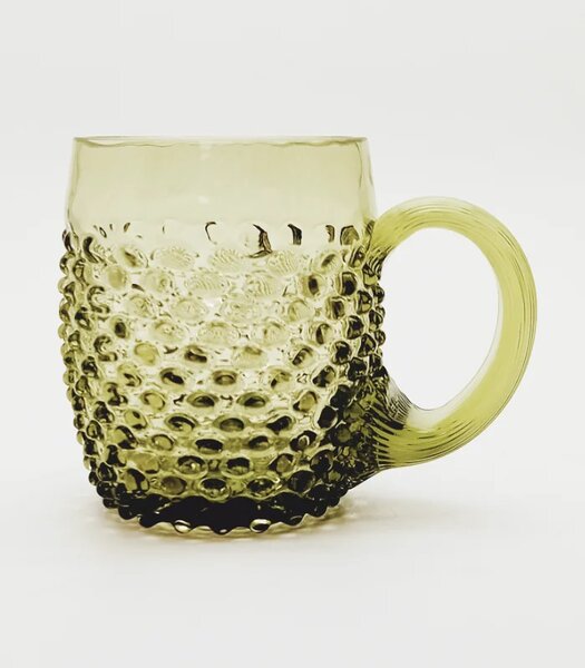Sklárna Častolovice - Půllitr 0,5l - Hobnail - Ananas - lesní zelená