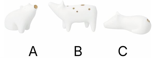 Porcelánová dekorace Pig A