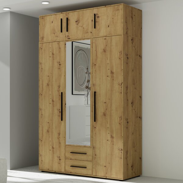 Skříň se zrcadlem MAXIS 12 dub artisan