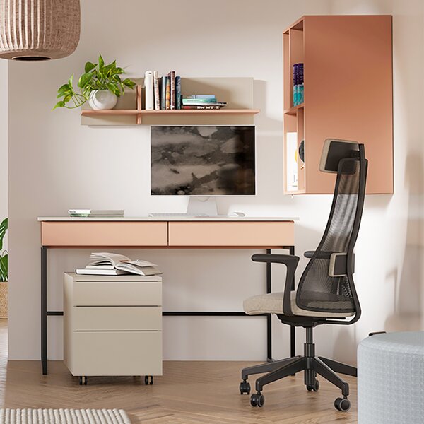LORIN ka | závěsná skříňka 12 L | 45 cm | se 2 policemi | kašmír