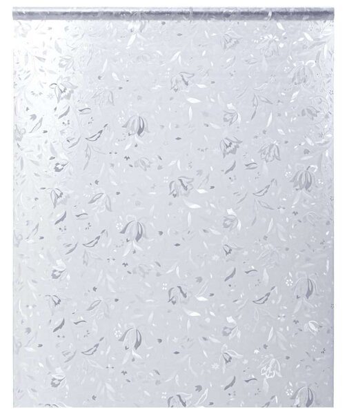 Okenní fólie matná květinový vzor 90 x 500 cm PVC 155849