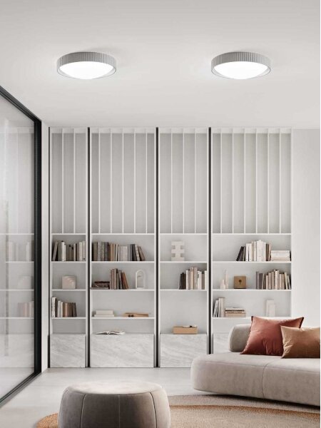 Ondaluce - LED Stropní svítidlo CONCRETE LED/20W/230V pr. 41 cm beton/šedá