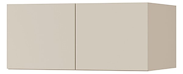 LORIN ka | šatní skříň 2 s nástavcem 18 | 90 cm | výška 236 cm | s policí, zásuvkami a šatní tyčí | PUSH OPEN | kašmír