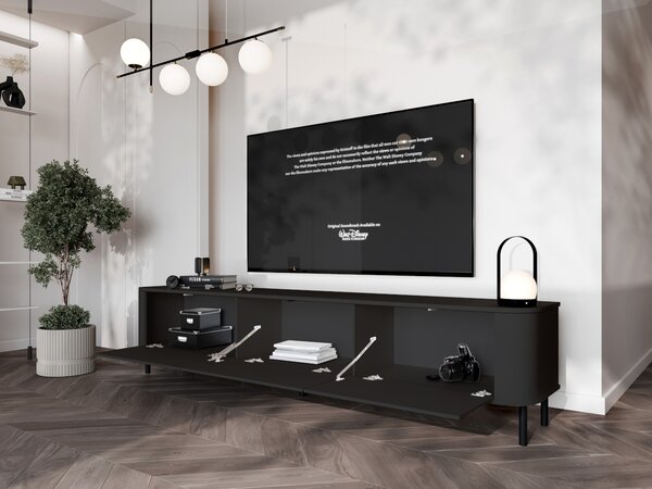 RTV komoda AZELIO 215N černá