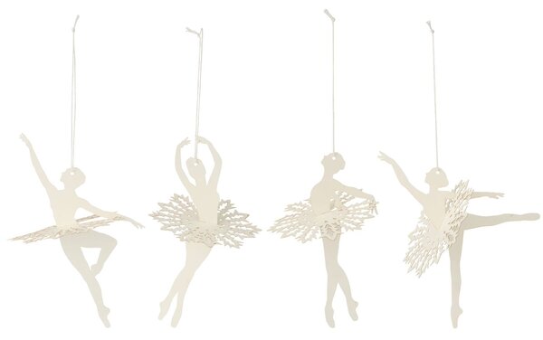 Závěsná papírová dekorace Ballerina – set 4 ks