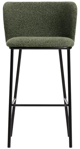 Kave Home Zelená barová židle Ciselia 75 cm