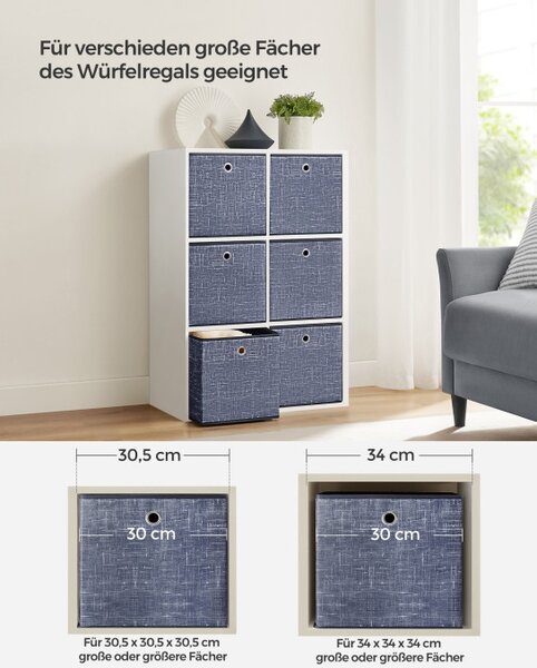 Set stohovatelných boxů RFB006I01 6 ks