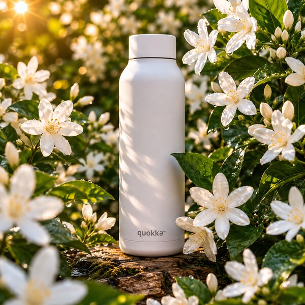 Nerezová termoláhev Solid , 850ml, Quokka, bílá