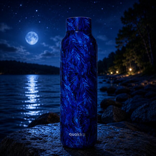 Nerezová termoláhev Solid , 850ml, Quokka, night forest