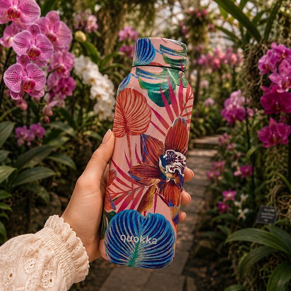 Nerezová termoláhev Solid, 510ml, Quokka, orchid pink