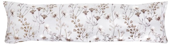 Livarno® Potah na polštář z mikrovláknitého saténu, 40 x 145 cm (bílá) (100411483002)